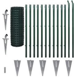 Vidaxl - Clôture euro Acier 25 x 1,2 m Vert