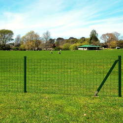Vidaxl - Clôture euro Acier 25 x 1,5 m Vert