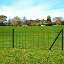 Vidaxl - Clôture euro Acier 10x0,8 m Vert