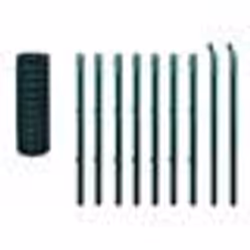 vidaXL Clôture euro acier 10x1,5 m vert - TU