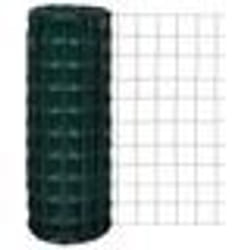 vidaXL Clôture euro Acier 25 x 1,0 m Vert - TU