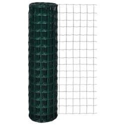 vidaXL Clôture euro Acier 25 x 1,5 m Vert - TU