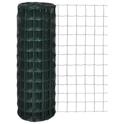vidaXL Clôture euro Acier 10 x 0,8 m Vert - TU