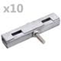 vidaXL Clôture euro Acier 10 x 1,5 m Vert - TU