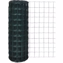 vidaXL Clôture euro Acier 25 x 0,8 m Vert - TU
