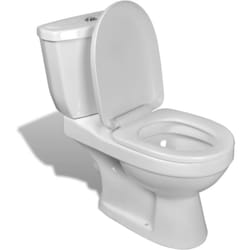 Vidaxl - Toilette avec réservoir Blanc