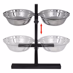 VidaXL 170093 bol pour chiens et chats Chien Ensemble gamelles pour animaux de compagnie