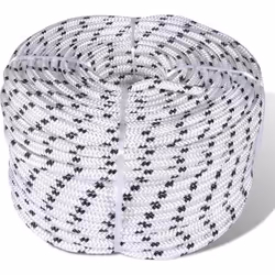 vidaXL Corde de bateau tressée en bobine Polyester 6 mm x 50 m - TU