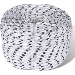 vidaXL Corde de bateau tressée en bobine Polyester 6 mm x 50 m - TU