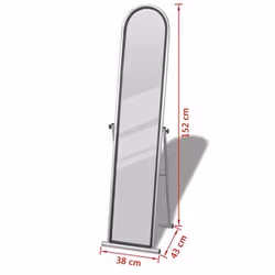 VidaXL 240580 miroir sur pied ou long Universel - Vue supplémentaire 6