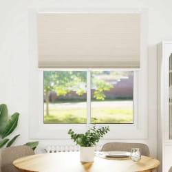 vidaXL Store plissé 110x125 cm Crème - TU