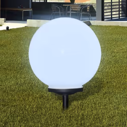 Cet ensemble de lampes LED solaires est fourni avec tube, piquets au sol et pile rechargeable et est facile à installer. C'es ...