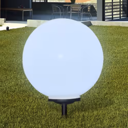 Cet ensemble de lampe solaire à LED est livré avec un tube, un piquet de sol et une batterie rechargeable et est facile à ins ...
