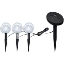 Lampes de jardin led solaires 3 pcs avec piquet de sol Vidaxl