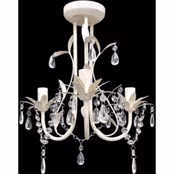 Description générale Ce magnifique lustre à cristaux, au design classique et élégant, est parfait pour illuminer votre maison ...