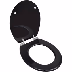 Le siège de toilette est doté d'une fonction de fermeture en douceur. Il se ferme et s’ouvre doucement et silencieusement afi ...