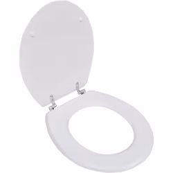 C'est un siège de toilette universel avec couvercle durable et charnières très résistantes, idéal pour les familles, les rest ...