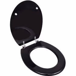 C'est un siège de toilette universel avec couvercle durable et charnières très résistantes, idéal pour les familles, les rest ...