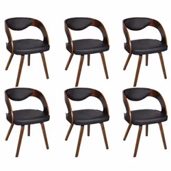 VidaXL 270040, Contre-plaqué, Coton, Cuir, 520 mm, 480 mm, 755 mm, 48,5 cm
