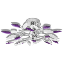 Vidaxl - Plafonnier et bras en forme de feuille Acrylique 3 ampoules E14