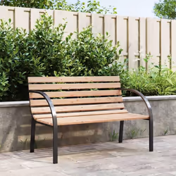 Description générale Ce banc de jardin classique en bois est un ajout idéal à votre jardin ou à tout autre espace extérieur. ...