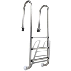 Vidaxl - chelle de piscine à 3 échelons Acier inoxydable 304 120 cm