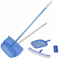 Ce kit de nettoyage pour piscine est parfait pour enlever les débris ou saletés dans votre piscine, bassin, ou fontaine etc.. ...