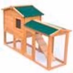 vidaXL Clapier large d'extérieur pour petits animaux de compagnie Bois