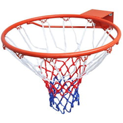 Vidaxl - Ensemble de panier de basket-ball avec filet Orange 45 cm