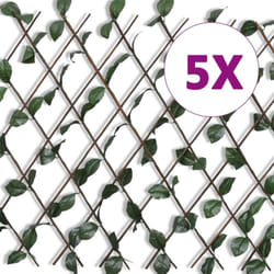 Vidaxl - Clôture en treillis de saule 5 pcs 180x90 cm