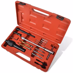 Cet ensemble d'outils professionnels pour bougies de préchauffage est utilisé pour retirer les bougies de préchauffage et rép ...