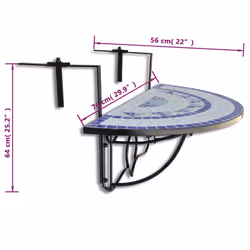 VidaXL 41124 table de jardin - Vue supplémentaire 6