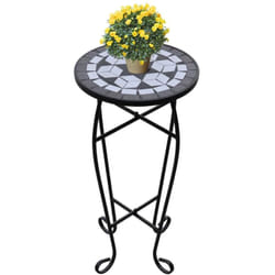 Vidaxl - Table d'appoint Mosaïque Noir et blanc