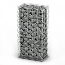 Panier de gabion avec couvercle Fil galvanisé 100x50x30 cm Vidaxl