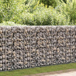 Panier de gabion avec couvercle Fil galvanisé 100x100x30 cm Vidaxl