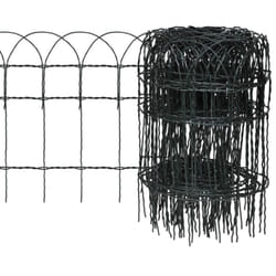 Vidaxl - Bordure de pelouse Fer enduit de poudre 10x0,4 m