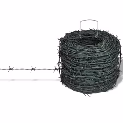 Ce fil barbelé, adapté à tout type d'utilisation extérieure, est un choix parfait pour protéger votre jardin ou votre cour !  ...