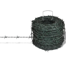 Vidaxl - Fil de fer barbelé d'enchevêtrement rouleau vert 100 m