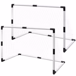 Set de mini-but de football poteau et filet enfants 2pcs 91,5x48x61 cm - TU