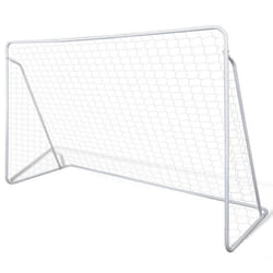 vidaXL Cage de but de football 240x90x150 cm acier haute qualité - TU