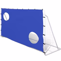 vidaXL But de Football avec Cibles 240x92x150 cm acier haute qualité - TU