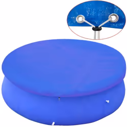 Notre couverture pour piscine a été conçue pour les piscines rondes, ou celles creusées. Il permet de garder votre piscine pr ...