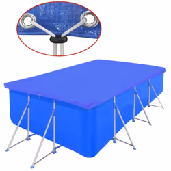 Notre couverture pour piscine a été conçue pour les piscines rectangulaires ou celles avec cadre en acier hors sol. Elle perm ...