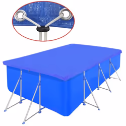 Notre couverture pour piscine a été conçue pour les piscines rectangulaires ou celles avec cadre en acier hors sol. Elle perm ...