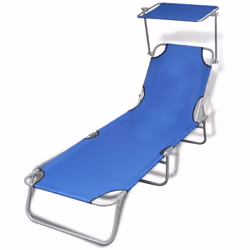 Cette chaise longue de haute qualité est équipée d'un auvent réglable donc vous ne vous inquiéterez jamais de l'éclat en appr ...