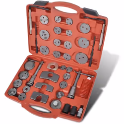 Ce kit de remontage de l'étrier de frein contient tous les outils nécessaires pour le remplacement des plaquettes de frein. I ...