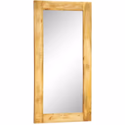 Ce miroir mural de forme rectangulaire simple est décoratif et pratique. Il est idéal pour s'intégrer dans n'importe quelle p ...