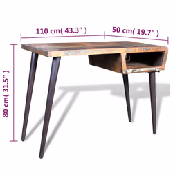 VidaXL 241138 bureau - Vue supplémentaire 8