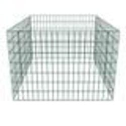 vidaXL Bac à compost carré en maille de jardin 100 x 100 x 70 cm - TU