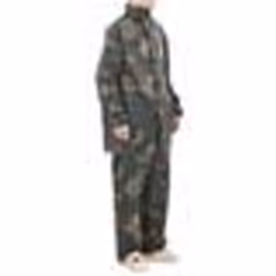 vidaXL Combinaison de pluie avec capuche 2 pcs Hommes Camouflage XXL - 2XL